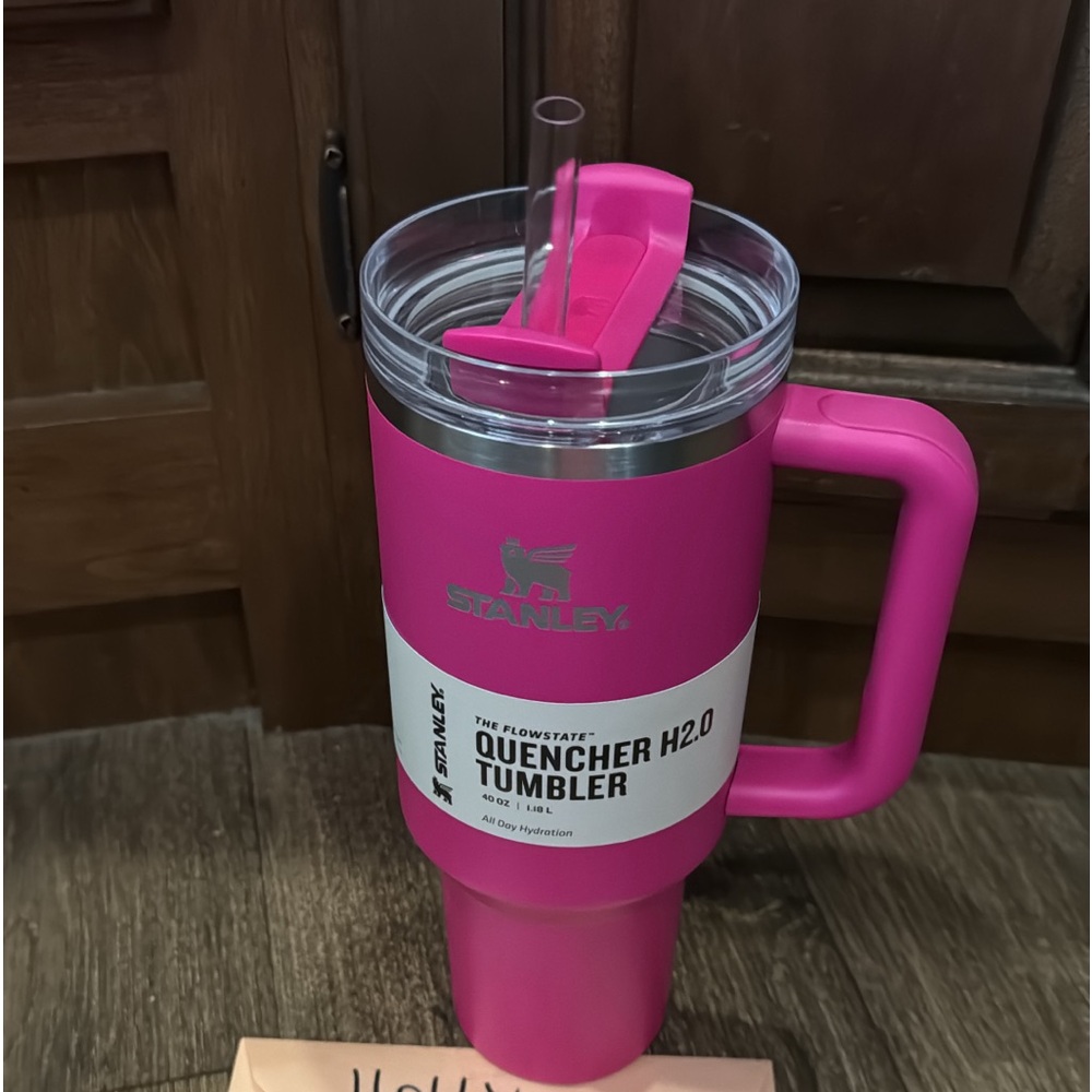 Brand new hot pink Stanley